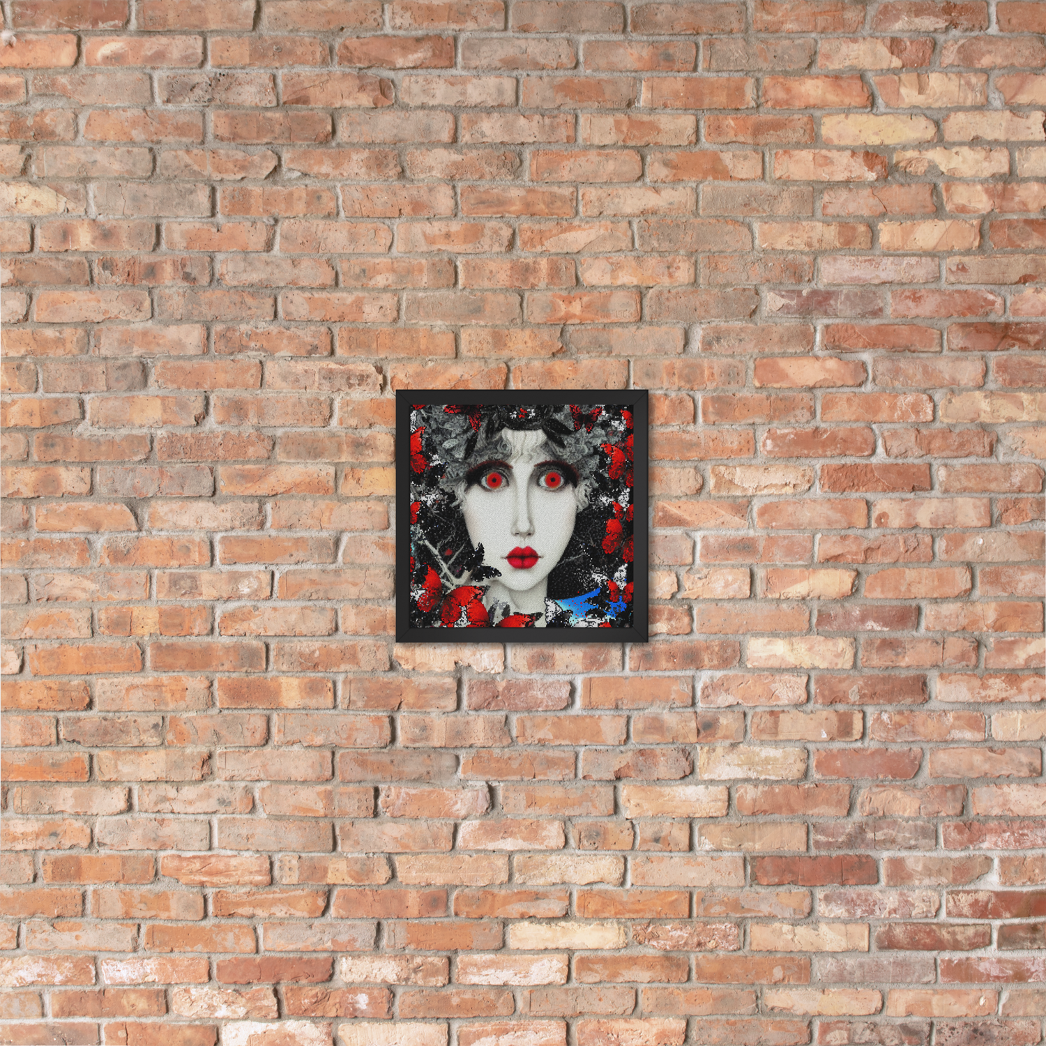 Framed Wall Art - Butterfly Kisses