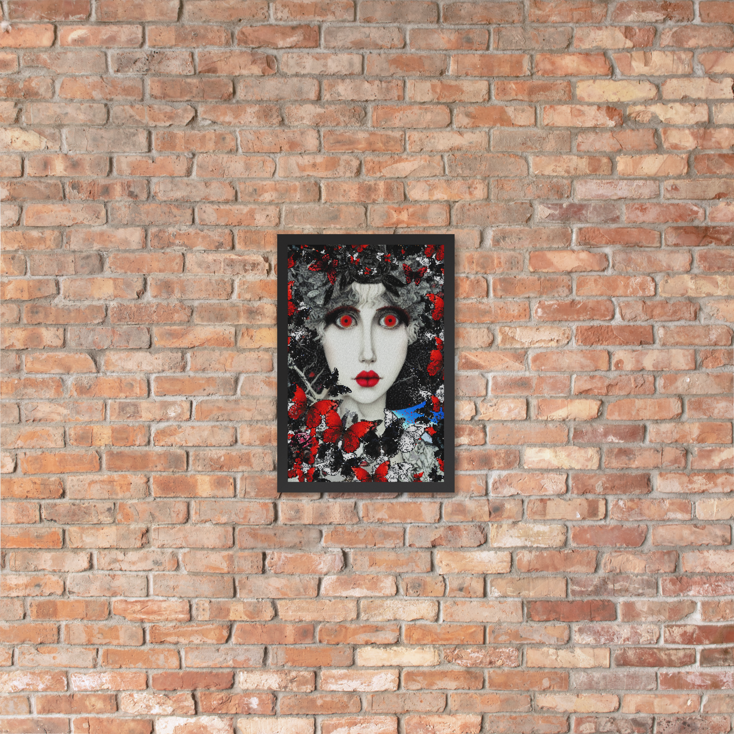 Framed Wall Art - Butterfly Kisses