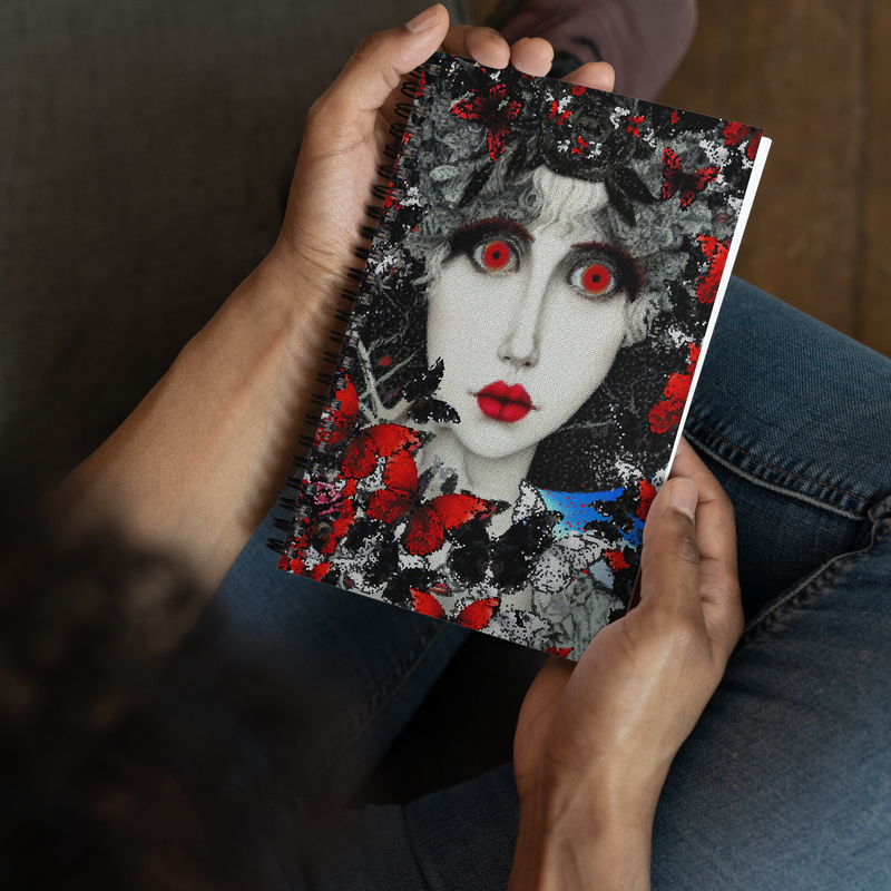 Spiral notebook - Butterfly Kisses