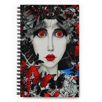 Spiral notebook - Butterfly Kisses