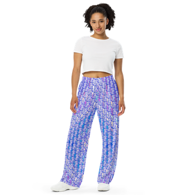 Unisex wide-leg pants - Outta This World Rave