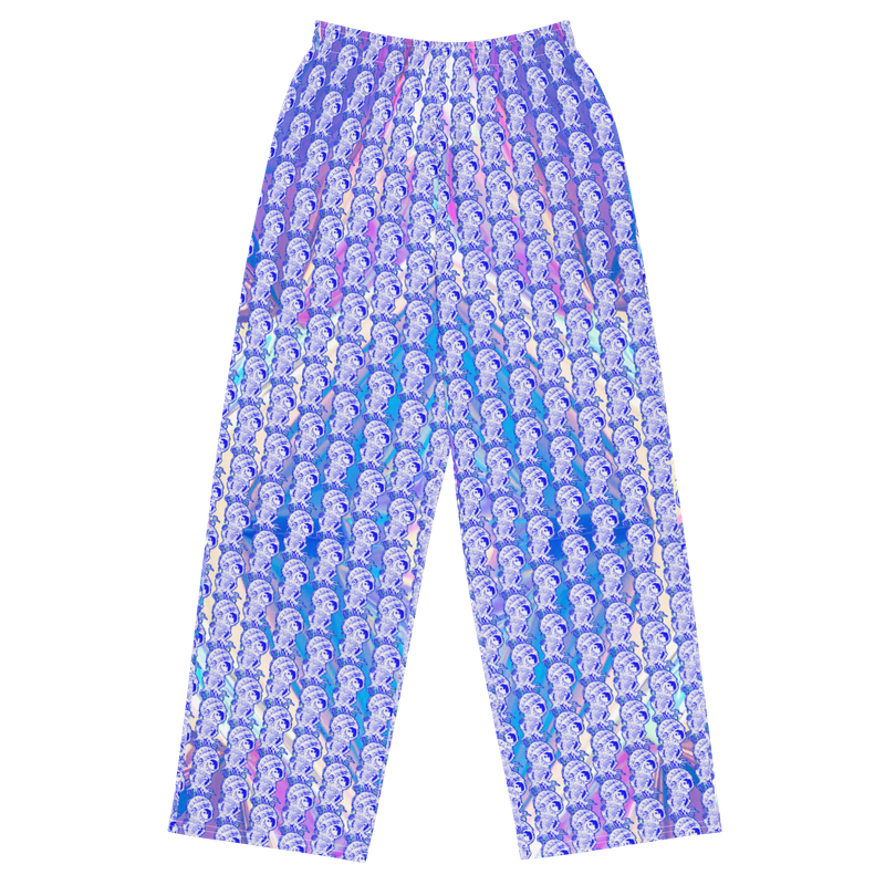 Unisex wide-leg pants - Outta This World Rave