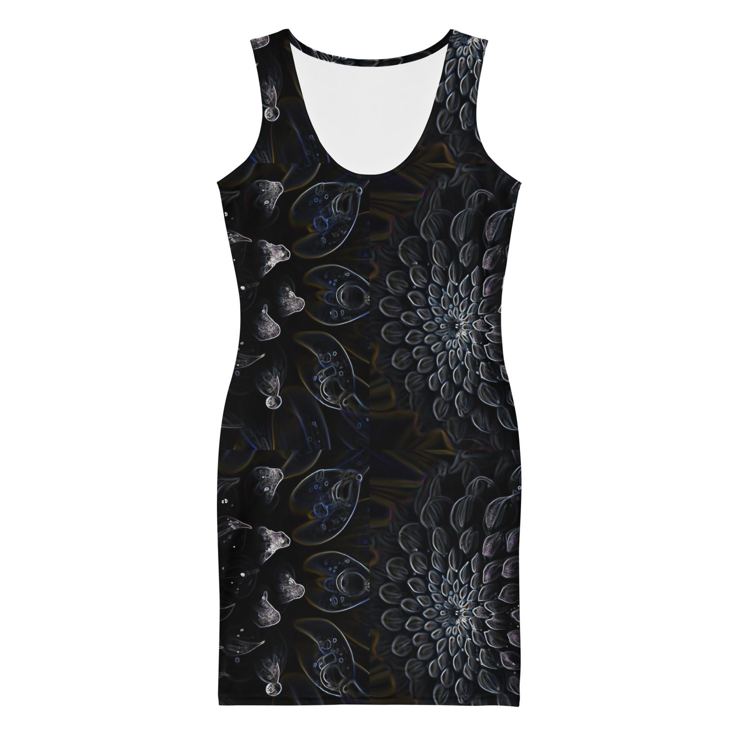 Dress Tank Bodycon - Black Dahlia Drama