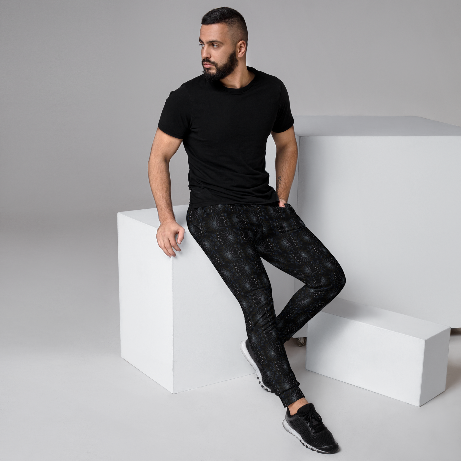 Unisex Joggers - Streetwear - Black Dahlia Drama