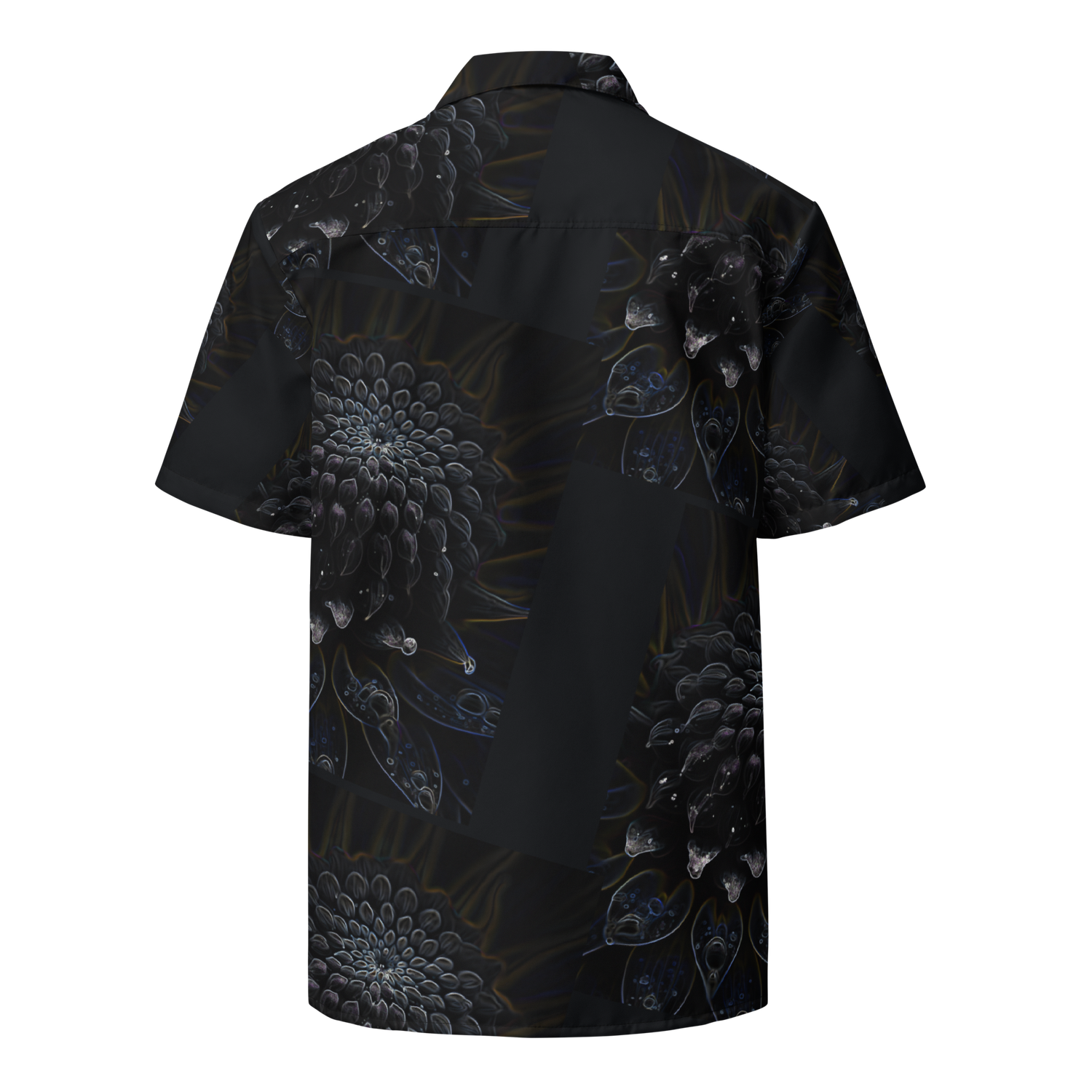 Unisex button shirt - Black Dahlia Drama