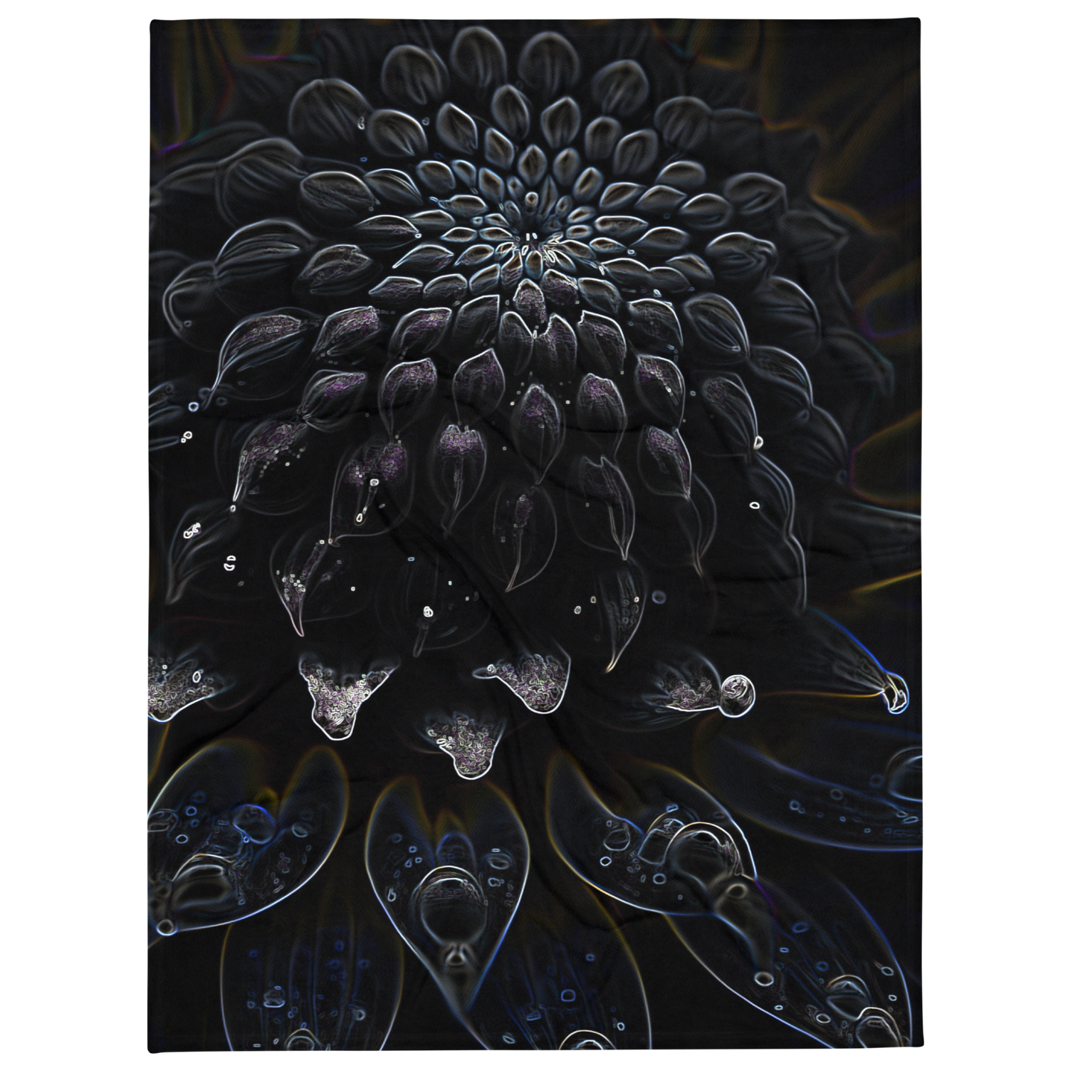 Throw Blanket - Black Dahlia Drama