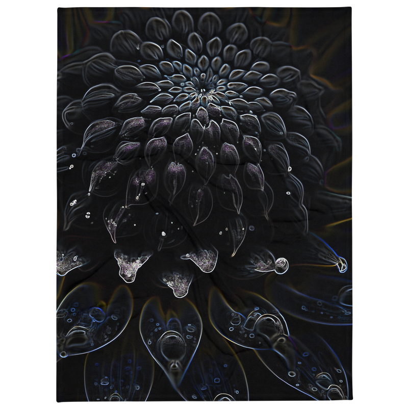 Throw Blanket - Black Dahlia Drama