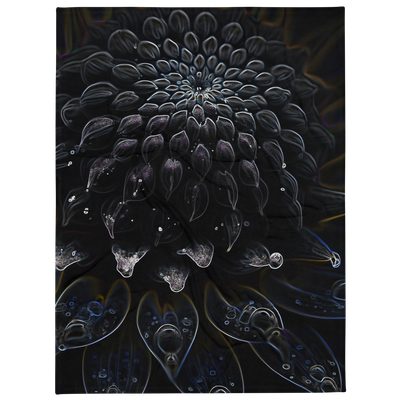 Throw Blanket - Black Dahlia Drama
