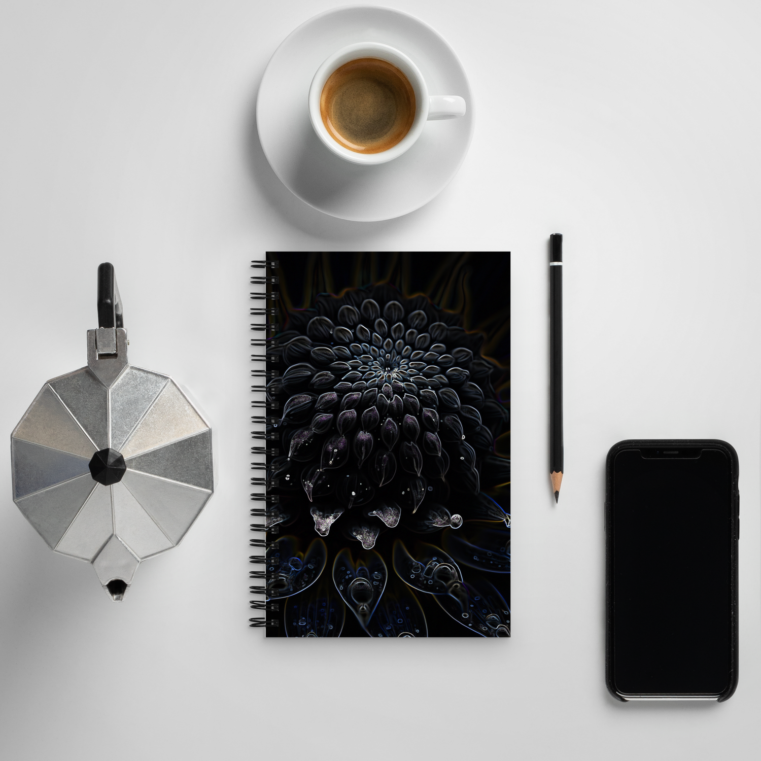 Spiral notebook - Black Dahlia Drama