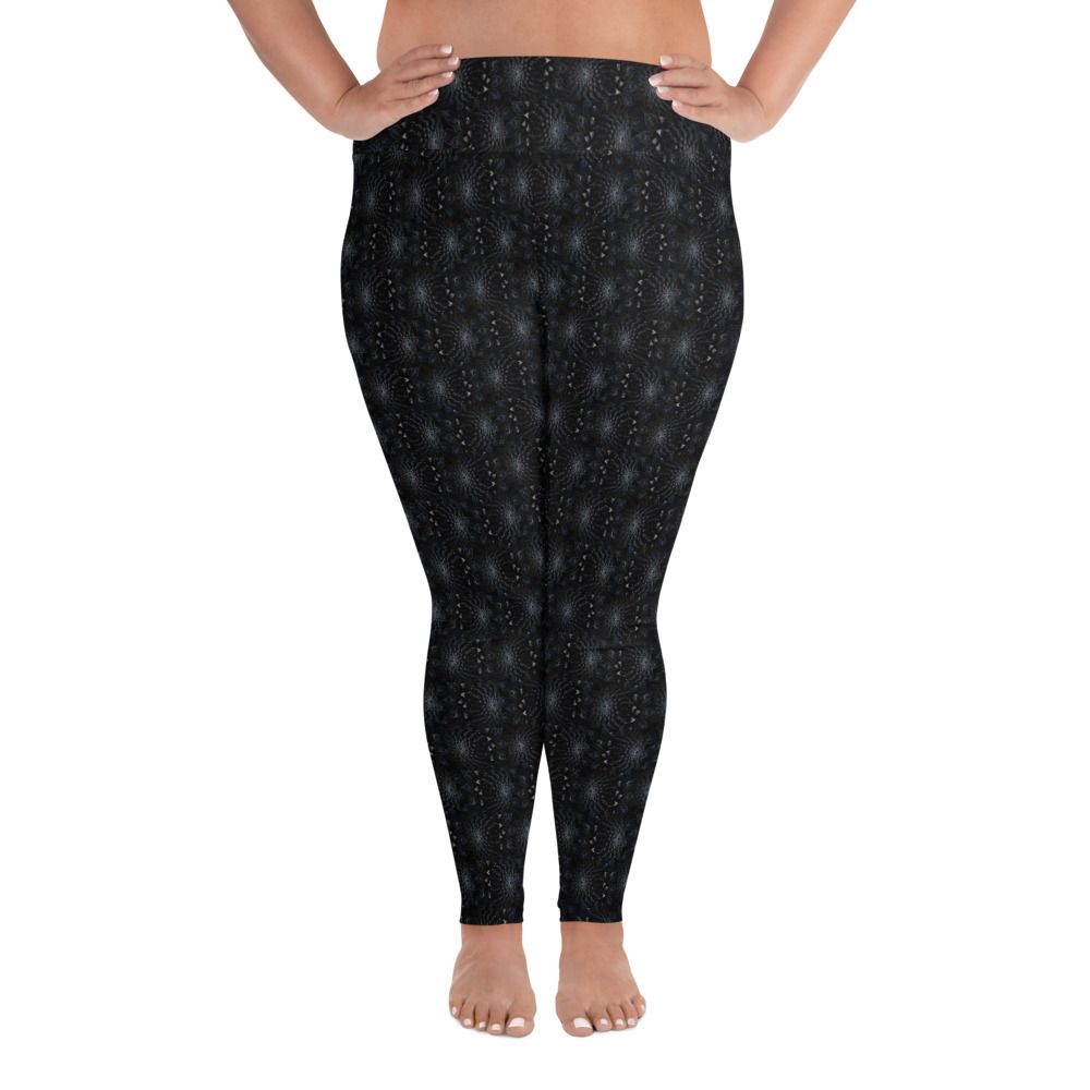 Unisex Leggings (plus size) - Black Dahlia Drama