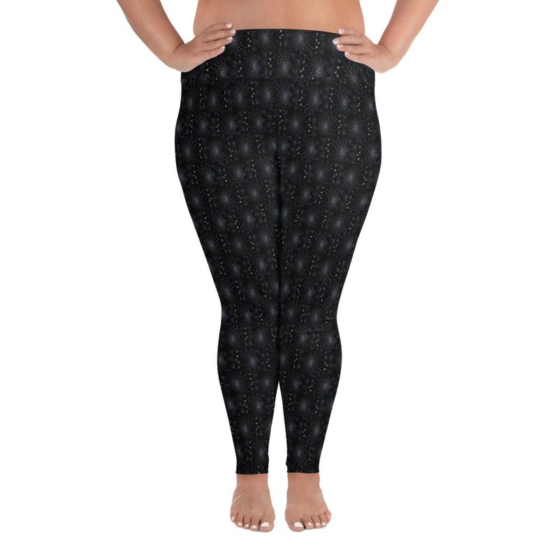 Unisex Leggings (plus size) - Black Dahlia Drama