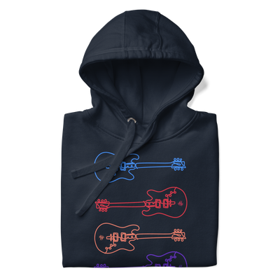 Unisex Hoodie - Studio Guitar - Multi-Color