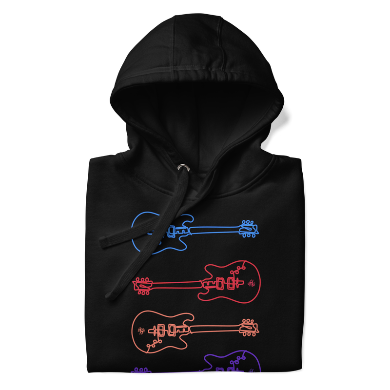 Unisex Hoodie - Studio Guitar - Multi-Color