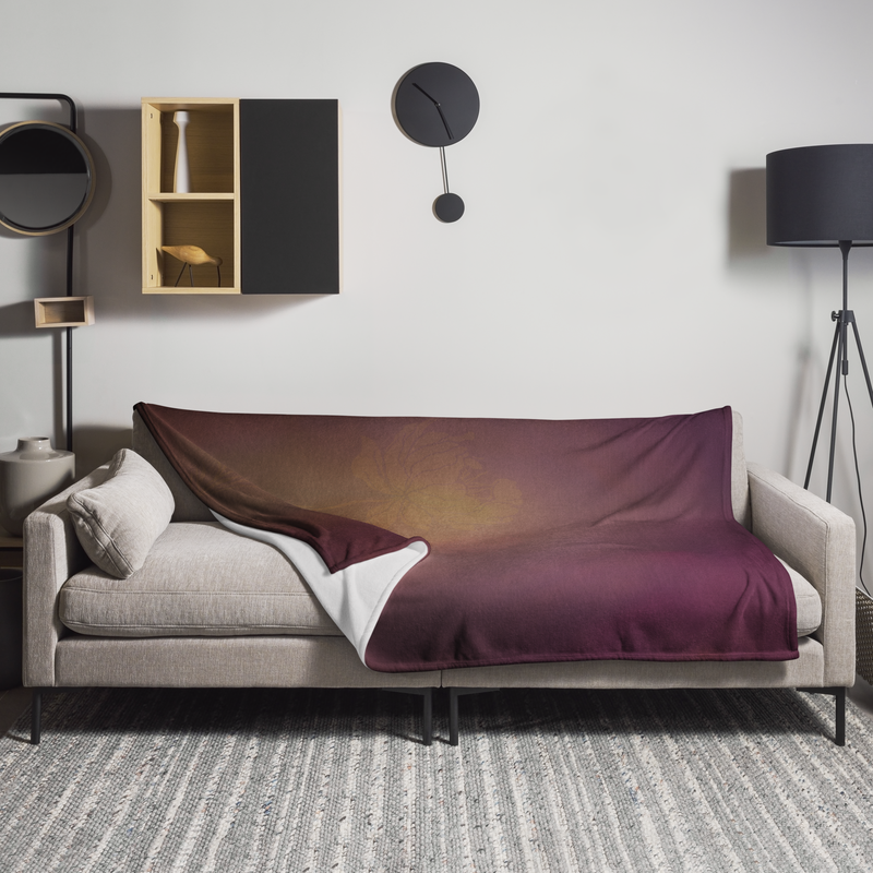 Throw Blanket - Peachy Keen Peonies