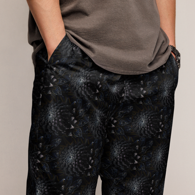 Unisex track pants - Black Dahlia Drama