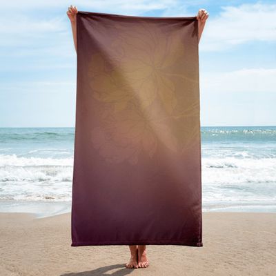 Towel - Peachy Keen Peonies