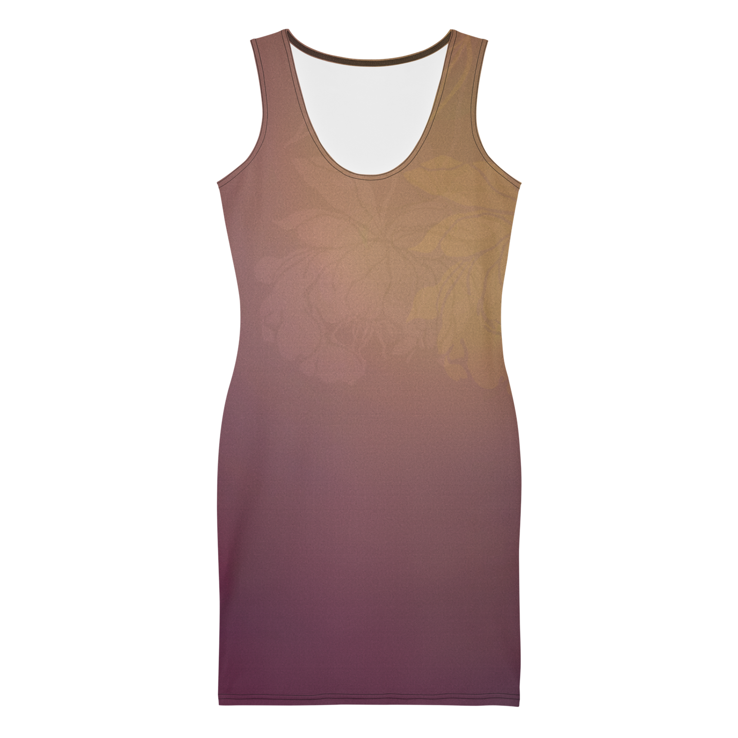 Dress Tank Bodycon - Peachy Keen Peonies