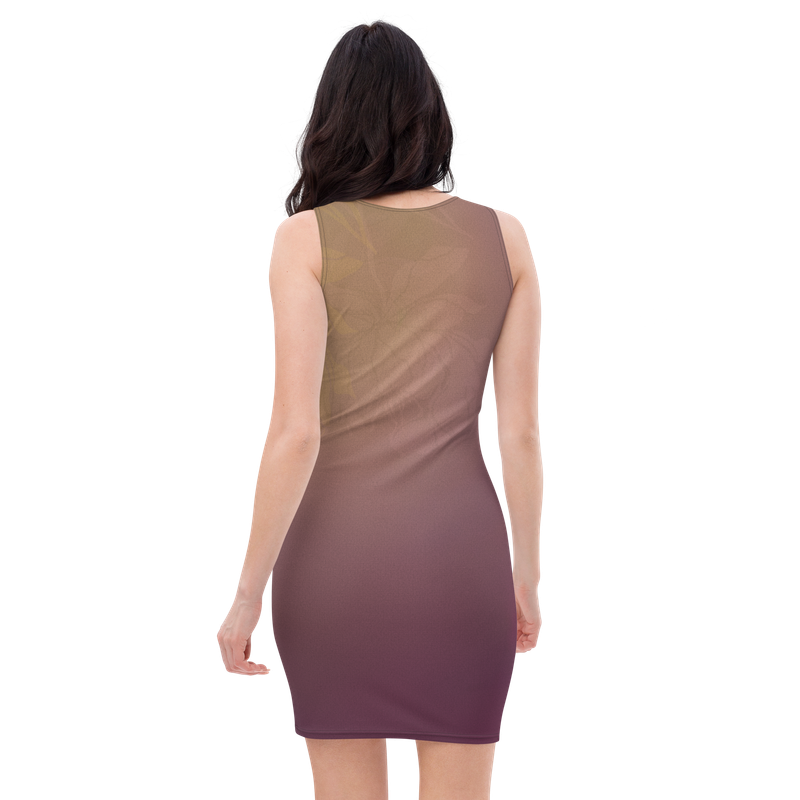 Dress Tank Bodycon - Peachy Keen Peonies