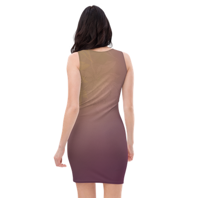 Dress Tank Bodycon - Peachy Keen Peonies