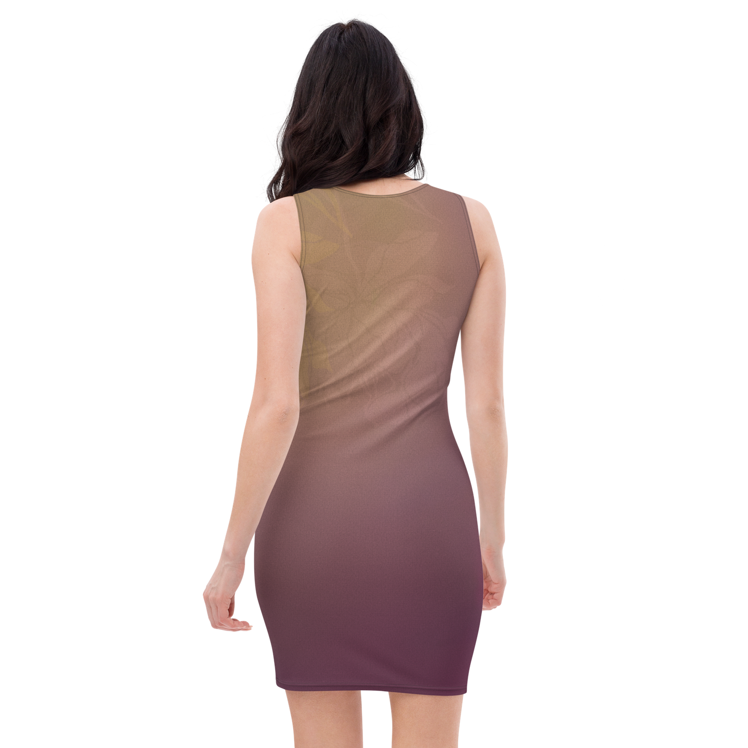 Dress Tank Bodycon - Peachy Keen Peonies