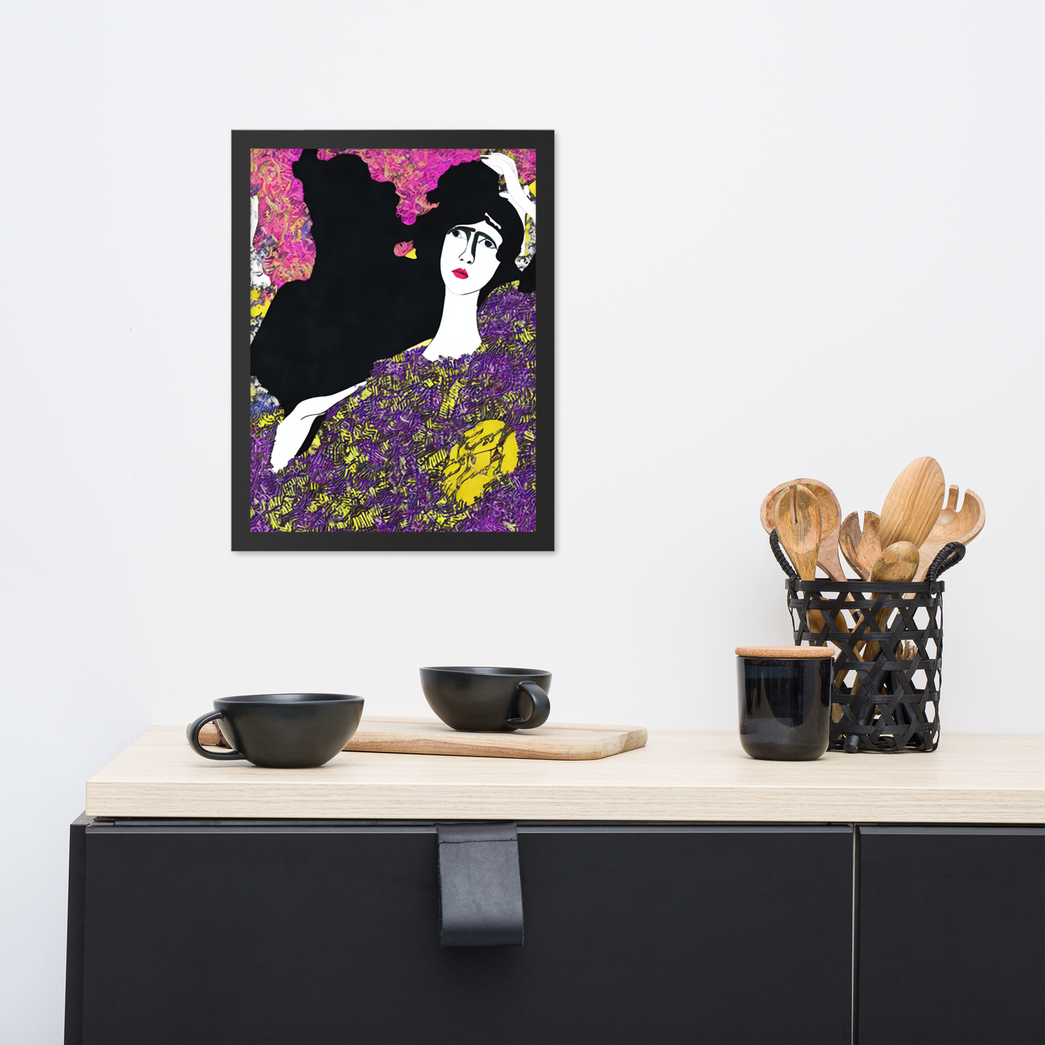 Framed Wall Art - Facial Hole