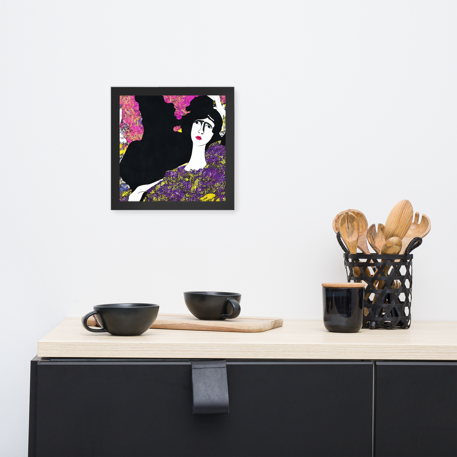 Framed Wall Art - Facial Hole