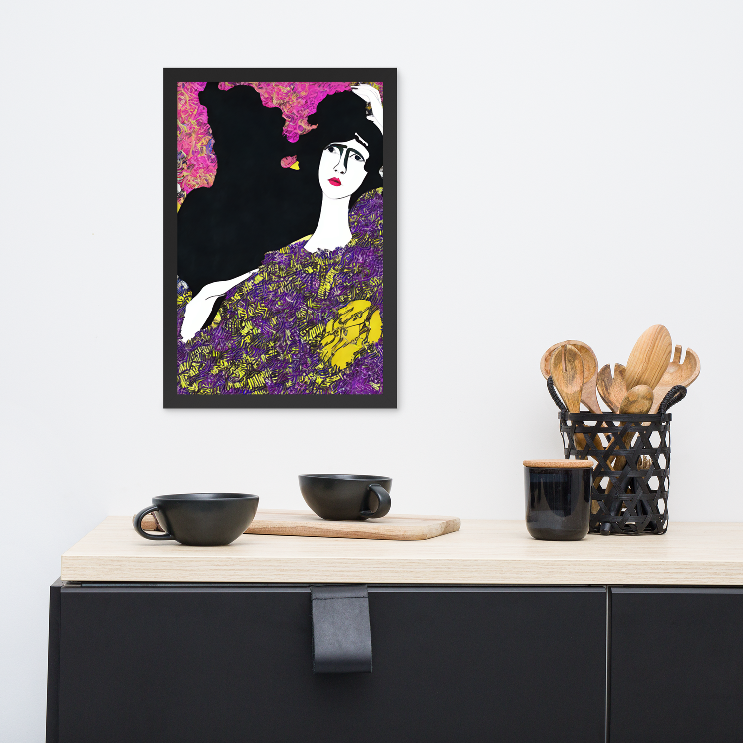 Framed Wall Art - Facial Hole