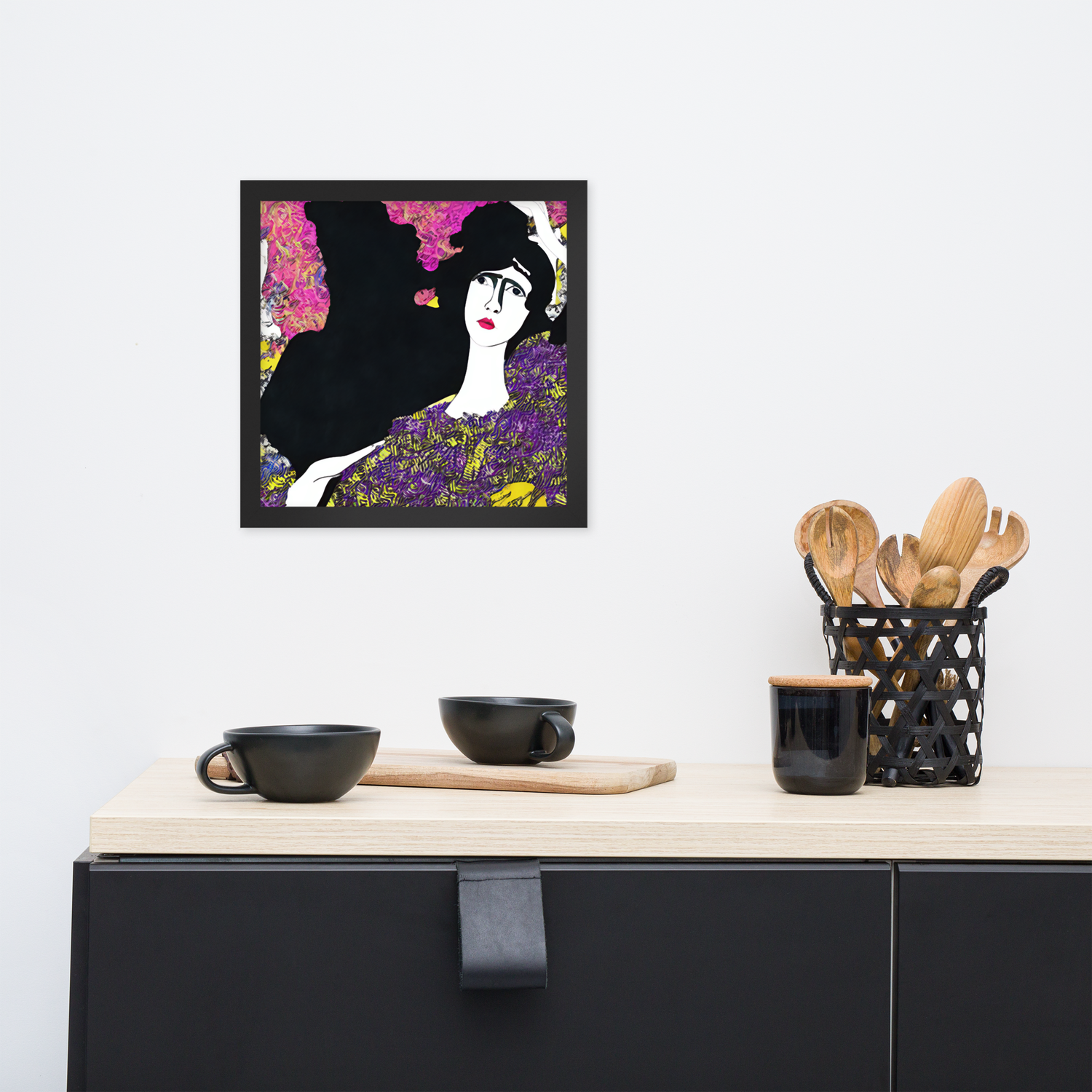 Framed Wall Art - Facial Hole