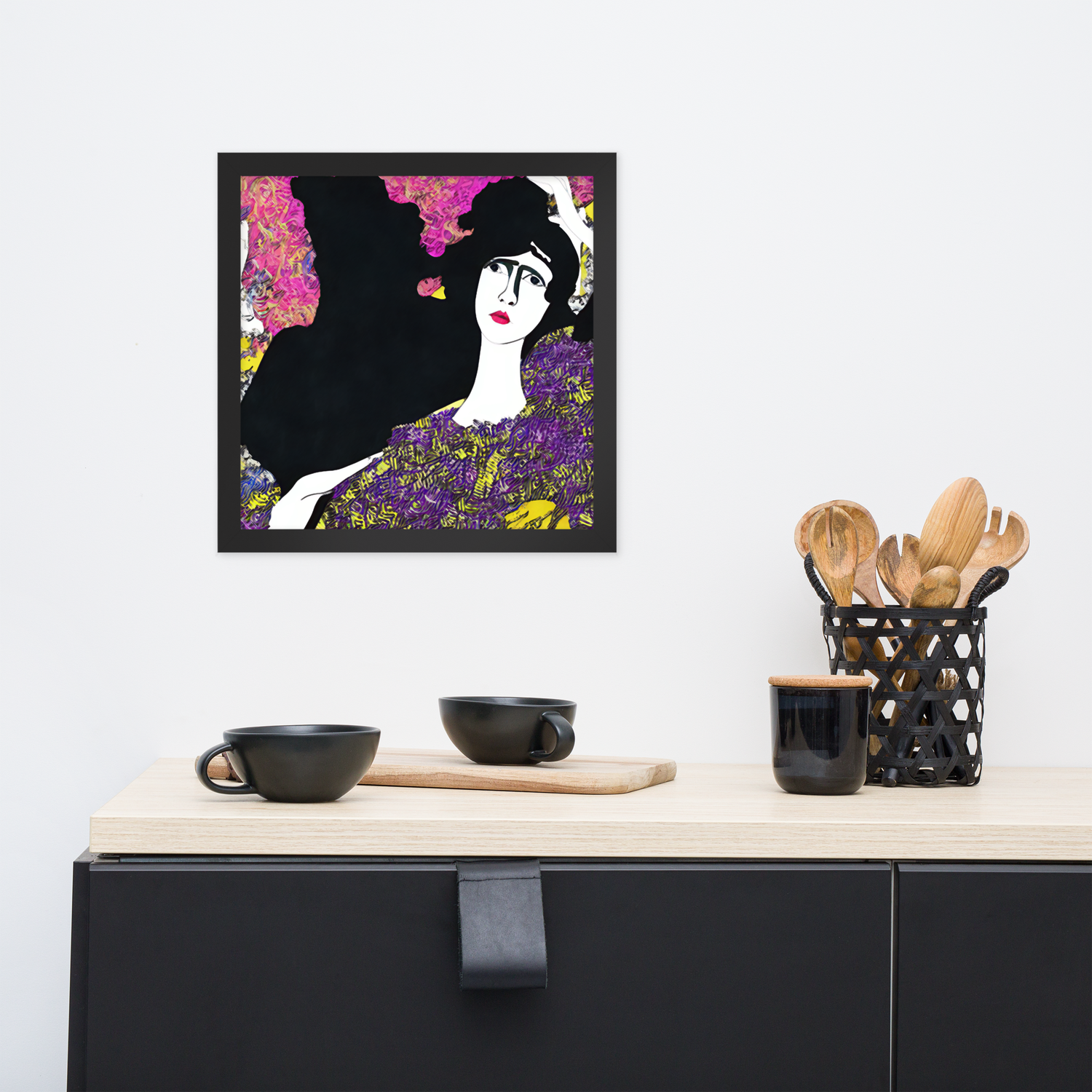 Framed Wall Art - Facial Hole