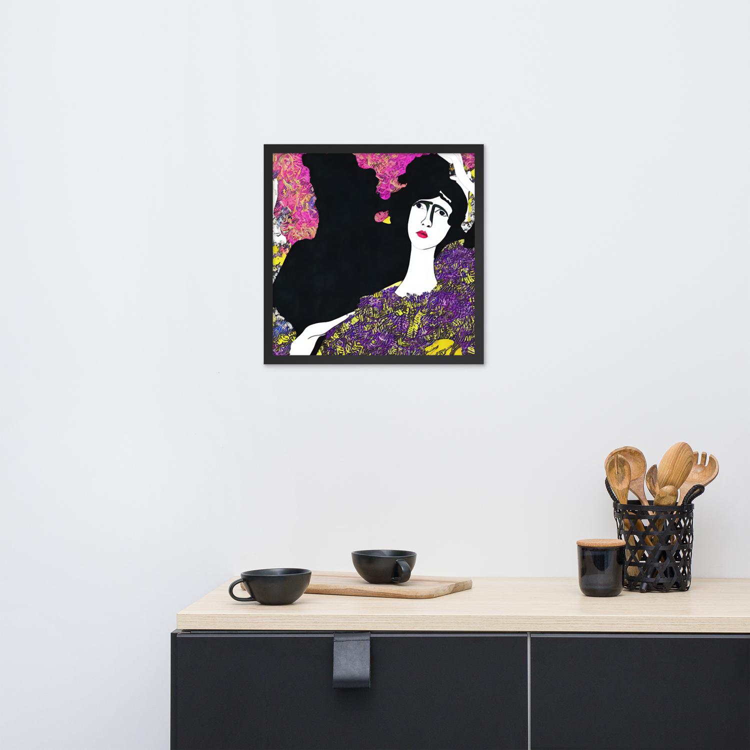 Framed Wall Art - Facial Hole