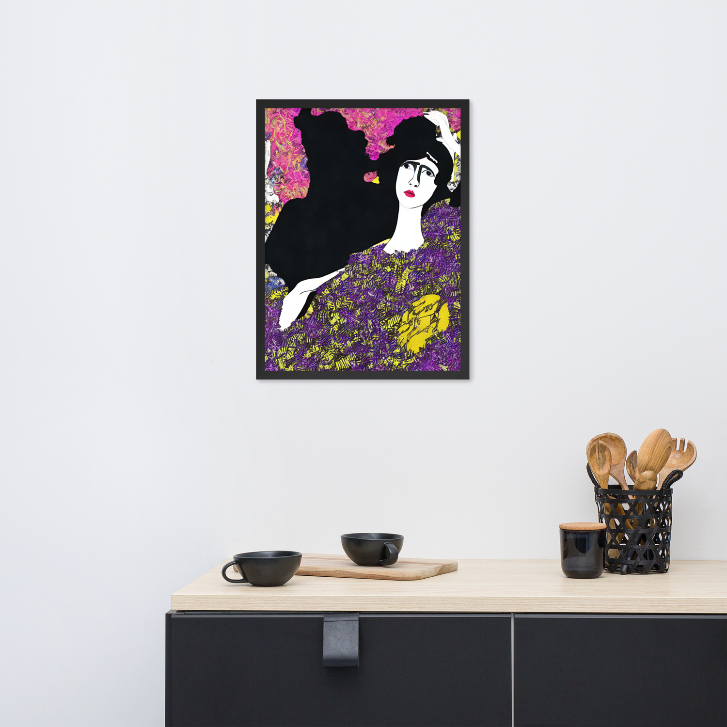 Framed Wall Art - Facial Hole