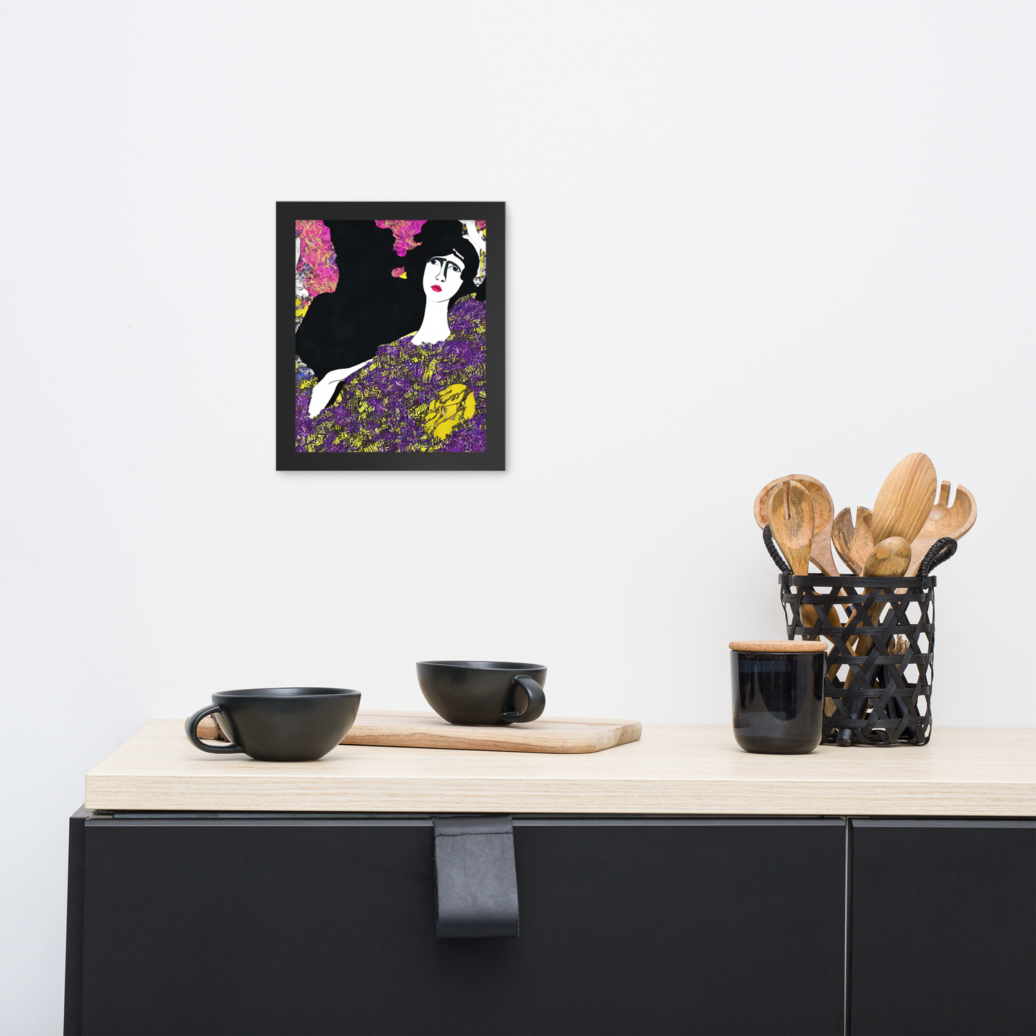 Framed Wall Art - Facial Hole