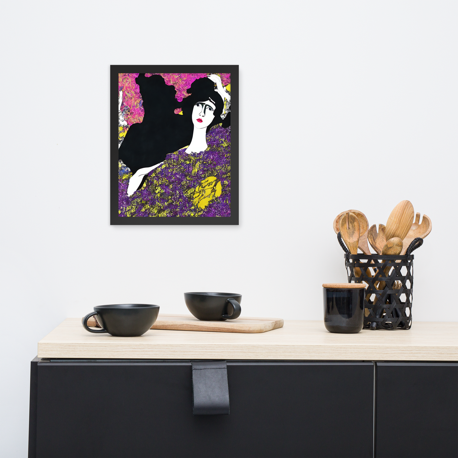 Framed Wall Art - Facial Hole