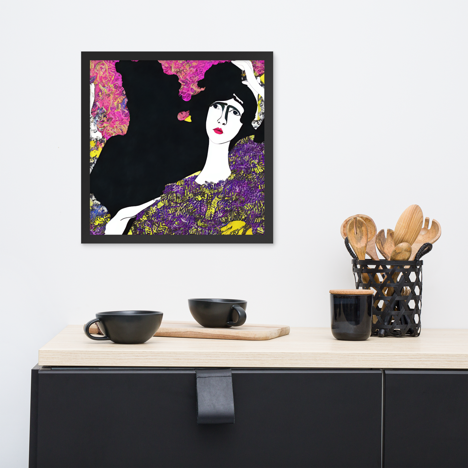 Framed Wall Art - Facial Hole