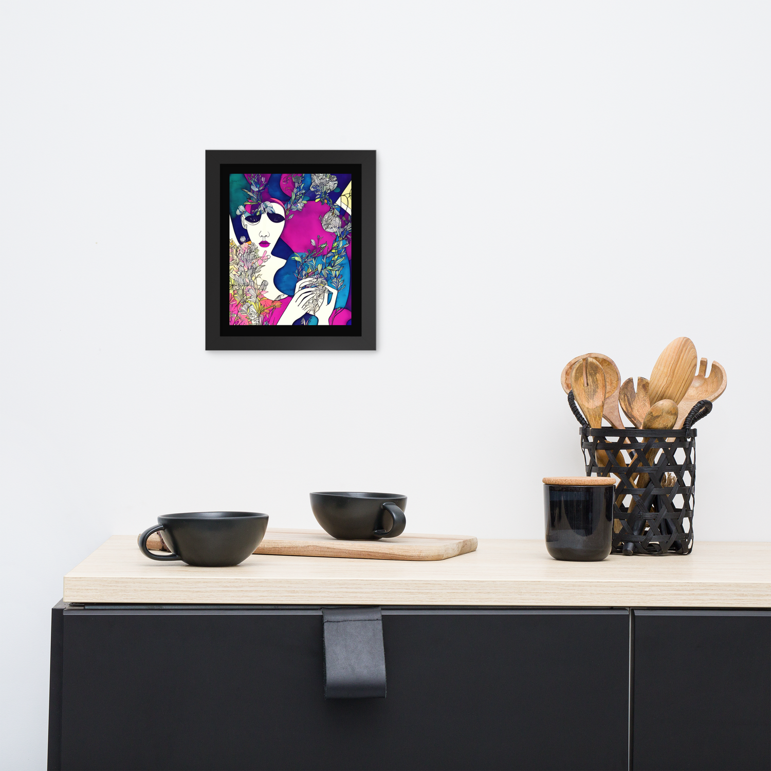 Framed Wall Art - Facial Vogue