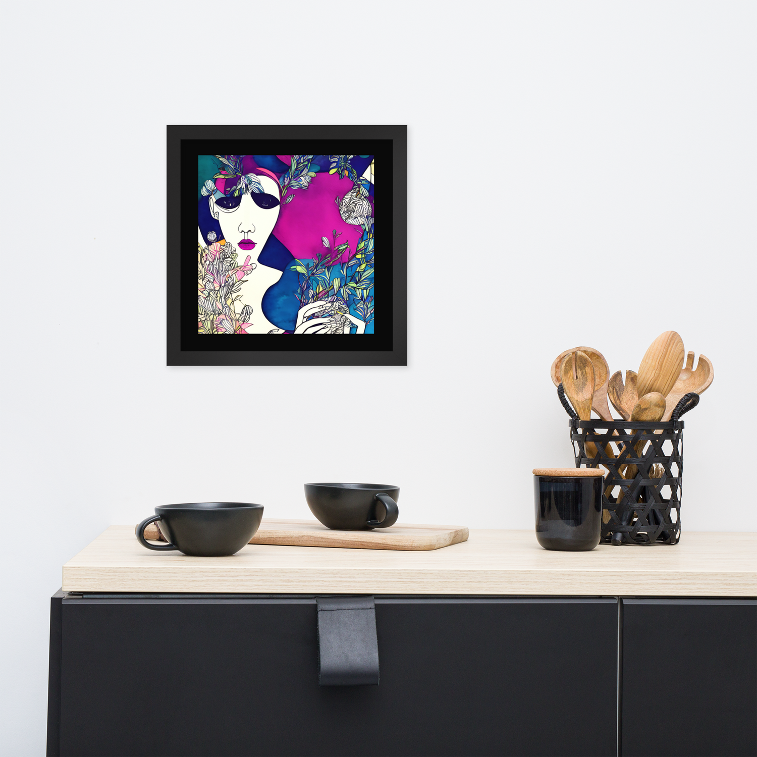 Framed Wall Art - Facial Vogue