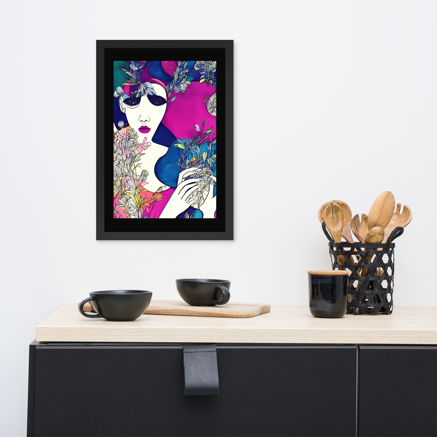 Framed Wall Art - Facial Vogue