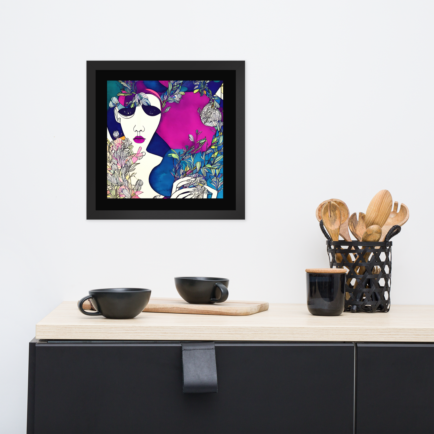 Framed Wall Art - Facial Vogue