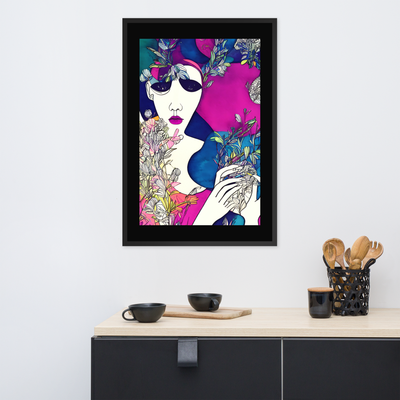 Framed Wall Art - Facial Vogue