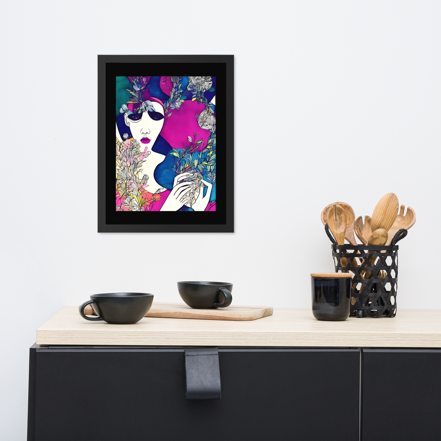 Framed Wall Art - Facial Vogue