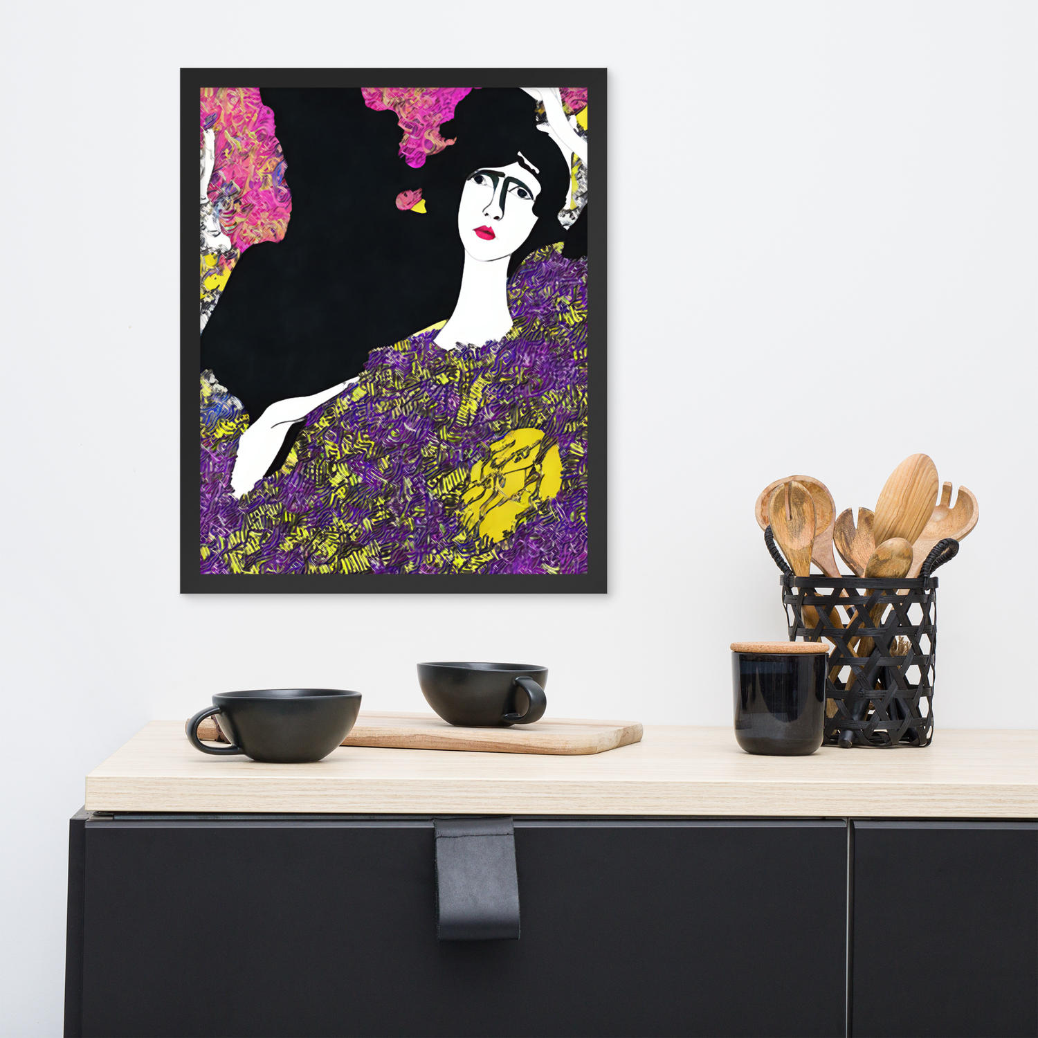 Framed Wall Art - Facial Hole
