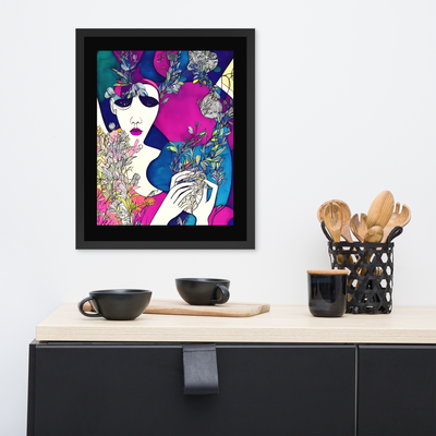 Framed Wall Art - Facial Vogue