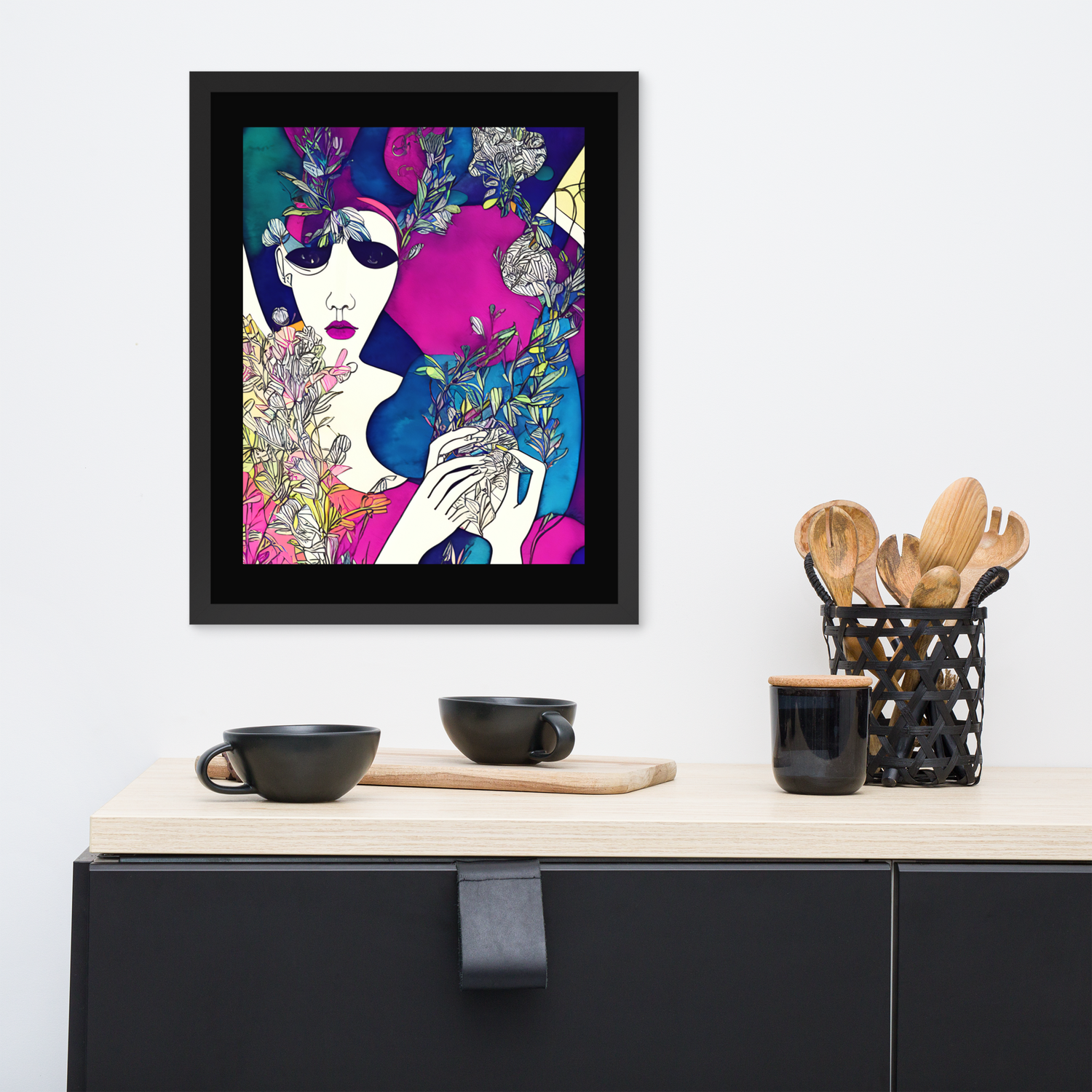 Framed Wall Art - Facial Vogue