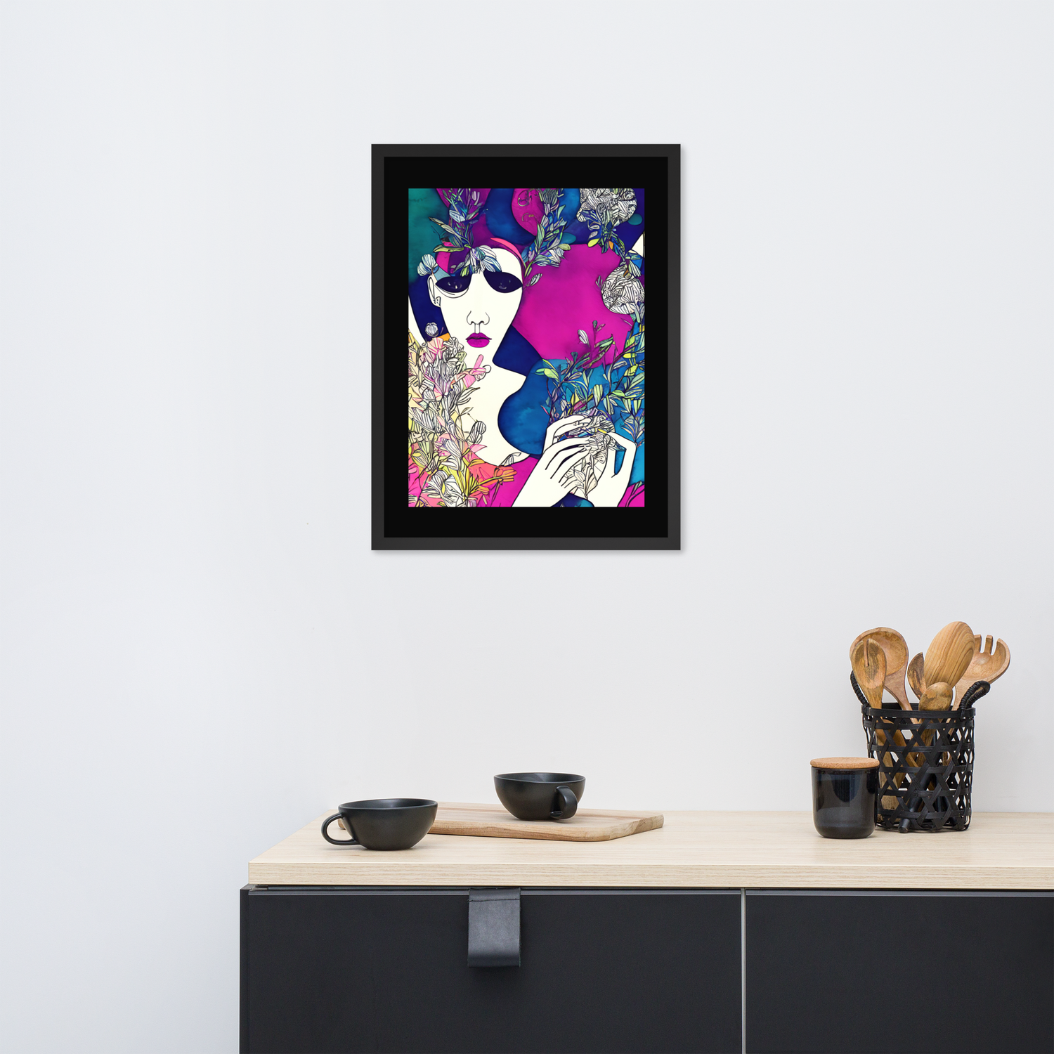 Framed Wall Art - Facial Vogue