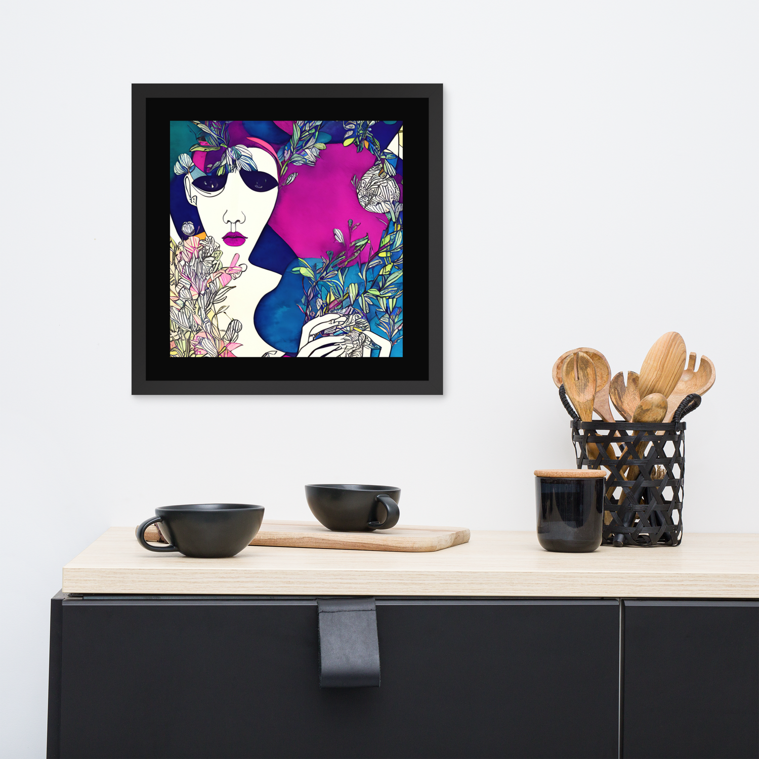 Framed Wall Art - Facial Vogue