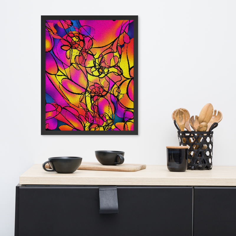 Framed Wall Art - Abstract Femininity