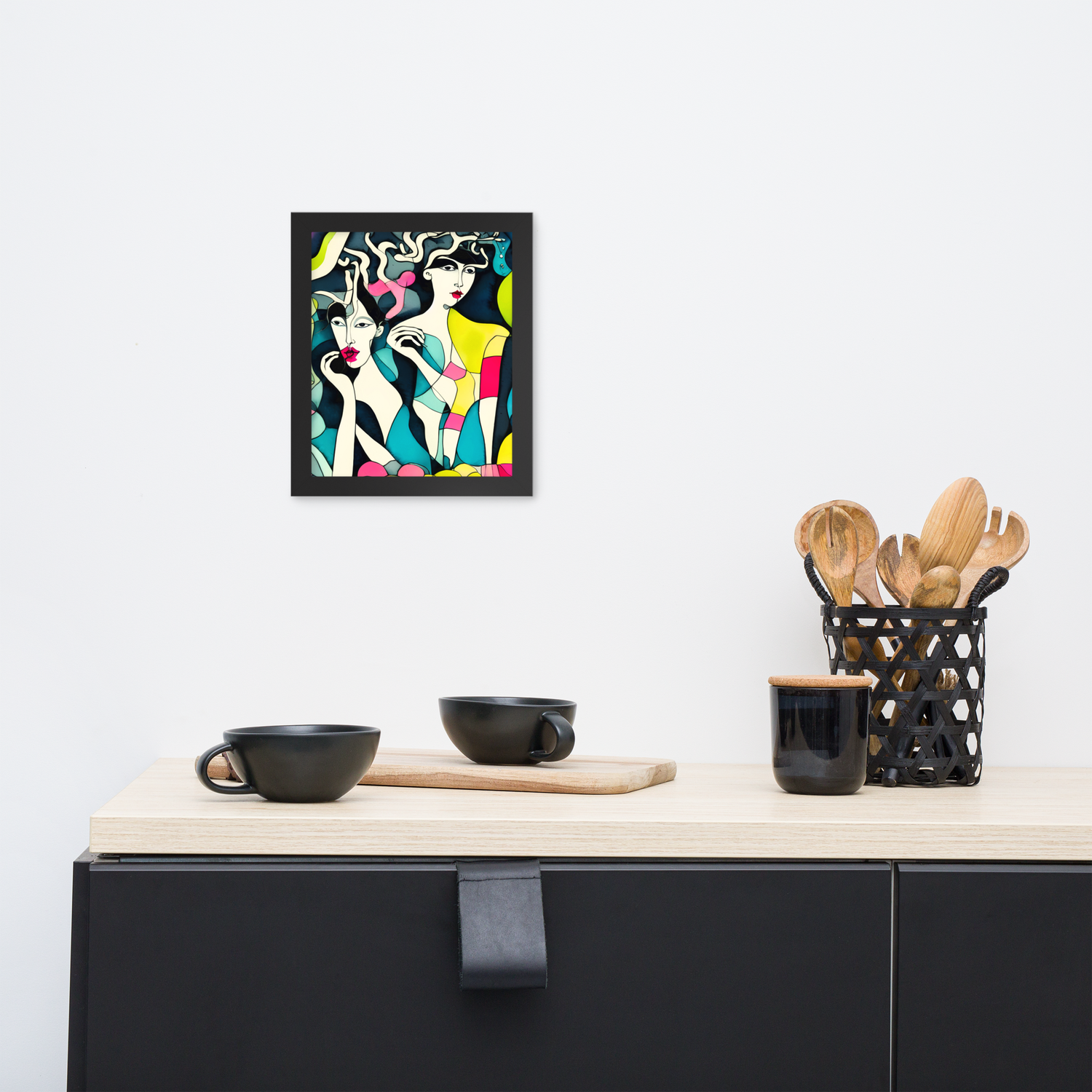 Framed Wall Art - Facial Roots