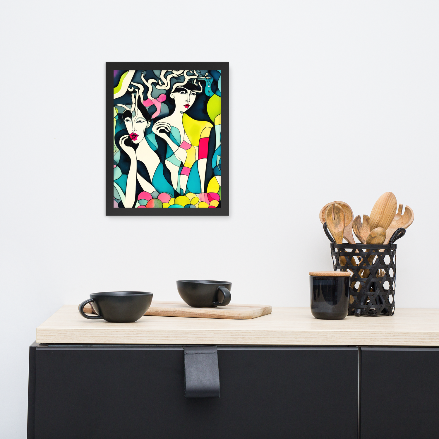 Framed Wall Art - Facial Roots