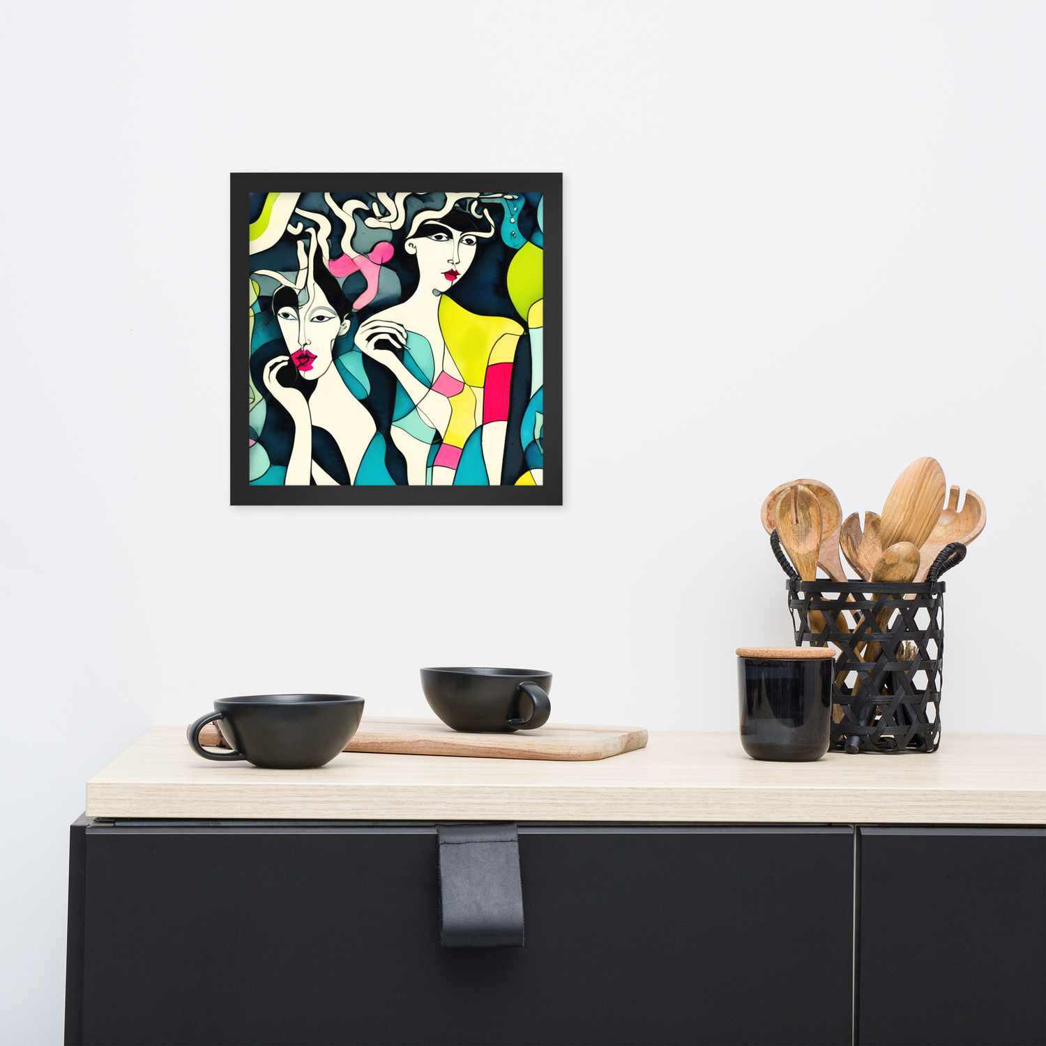 Framed Wall Art - Facial Roots