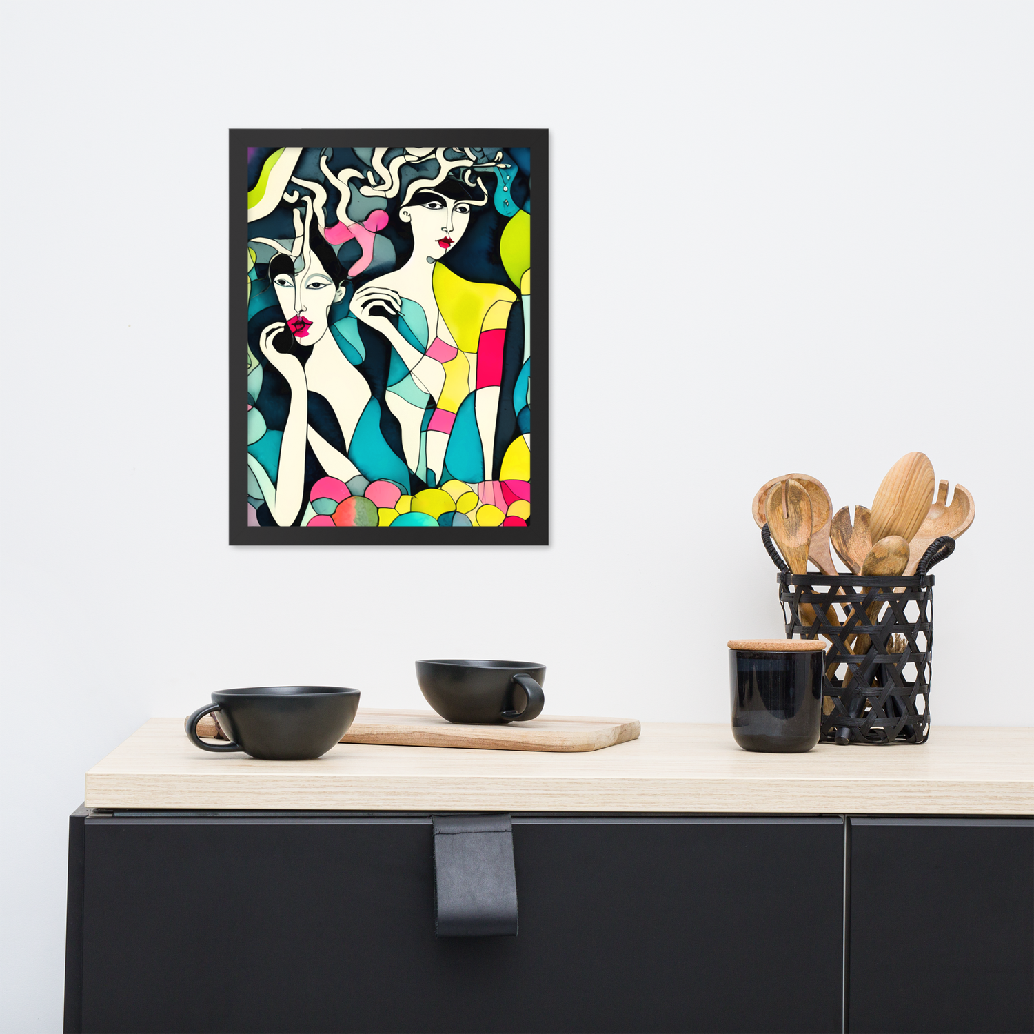 Framed Wall Art - Facial Roots